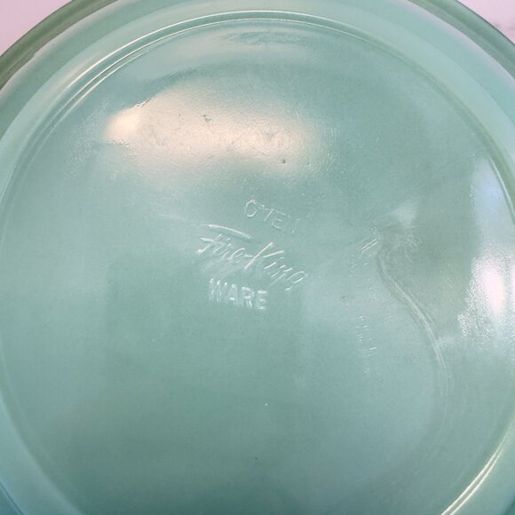 Fire-King Jane Ray Jadeite 7 5/8″ Soup Plate (Set of 3) - Picture 7 of 7